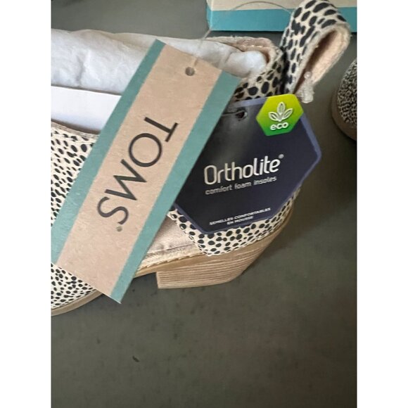 TOMS Women's Lea Macadamia Mini Cheetah Printed Suede Booties Boots Size 6 - Picture 8 of 10